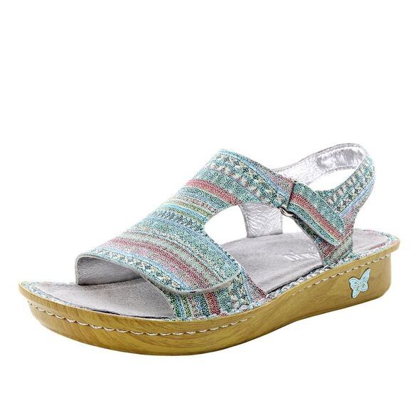 Alegria Viki Seascape Multi Color Comfort Sandals Size 7 - Picture 1 of 6